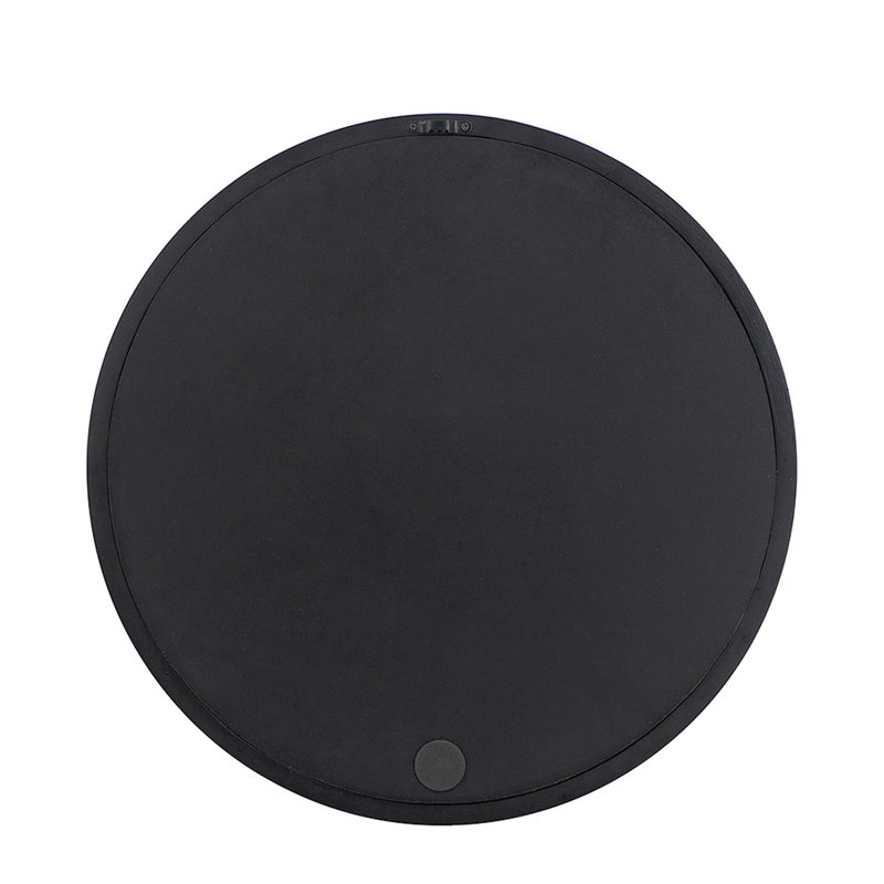 20" X 20" Circle Wall Mirror With Wooden Frame And Finish, Wall Mirror For Living Room, Dining Room, Foyer, Bathroom, Office