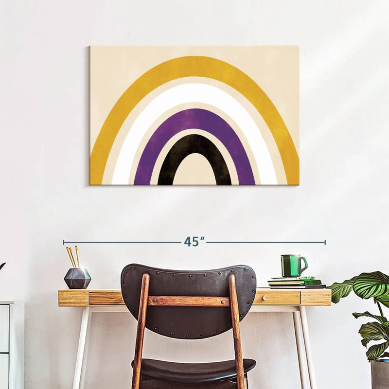 Non-Binary Colors Rainbow, 24" H x 36" W