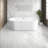 59" Acrylic Freestanding Bathtub Soaking Tubs With Overflow And Pop Up Drain