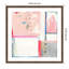 «Pastel Whispers in Abstract Form» par Hannah Dawson, reproduction d'art encadrée sur bois-678836817