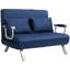 Canapé-lit moderne convertible, dossier réglable à 5 positions, fauteuil avec coussins et méridienne de loisir-831246978