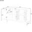 Modern Tv Table For 55-inch Tvs, Mirrored Surface, Solid Wood Legs, 3 Adjustable Shelves, Extra Large Entertainment Area