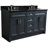Detlef 61 " W Freestanding Standard Free Standing Single Double Vanity Bathroom Vanity With Granite Top-1151623336