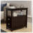 End Table Narrow Nightstand With Two Drawers And Open Shelf