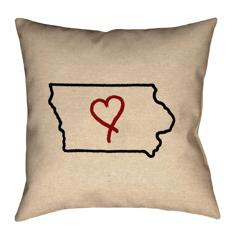 Oreiller Katelyn Smith, 14 po x 14 po, Imprimé en coton double face, Housse de coussin