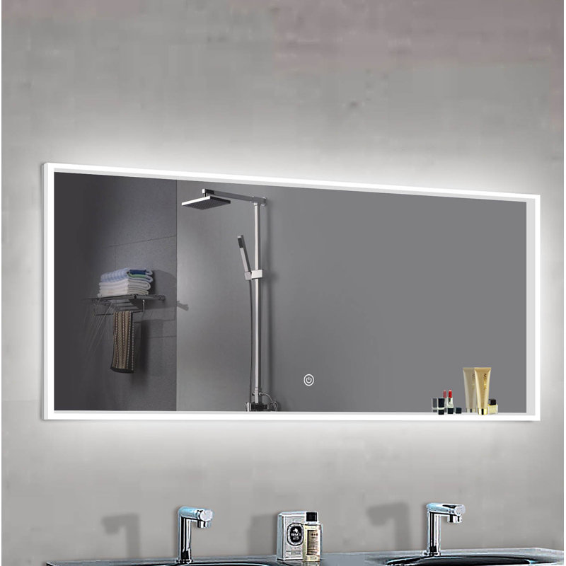 Azure Rectangle LED Wall Mirror