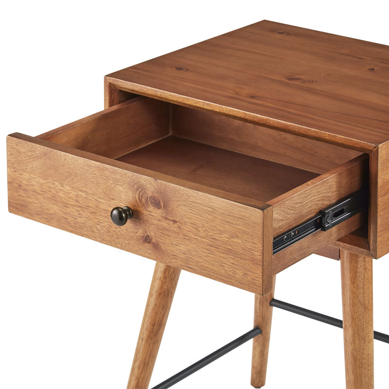 Table de bout avec rangement Andersen, Brun