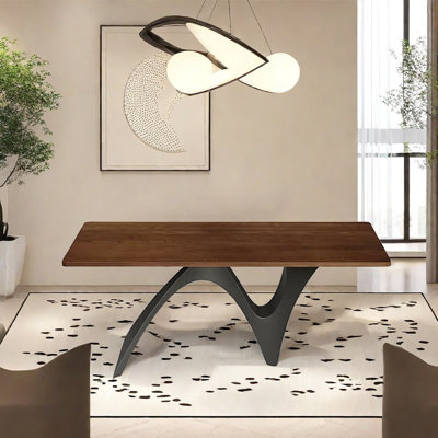 Rongstad Ash Solid Wood Top Dining Table