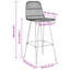 Counter Stool with Metal Frame-1874212300-1874212298