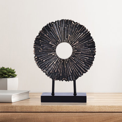 Resin Home Decor Statue - 1PC, Perfect For Bedroom, Study, Or Office Desk