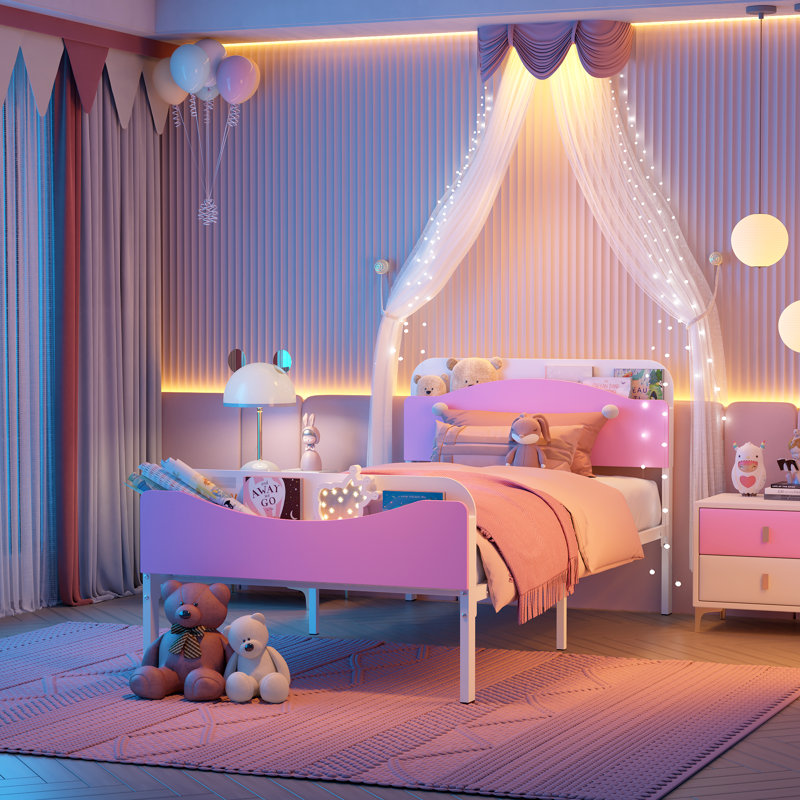 Structure de lit simple avec rangement