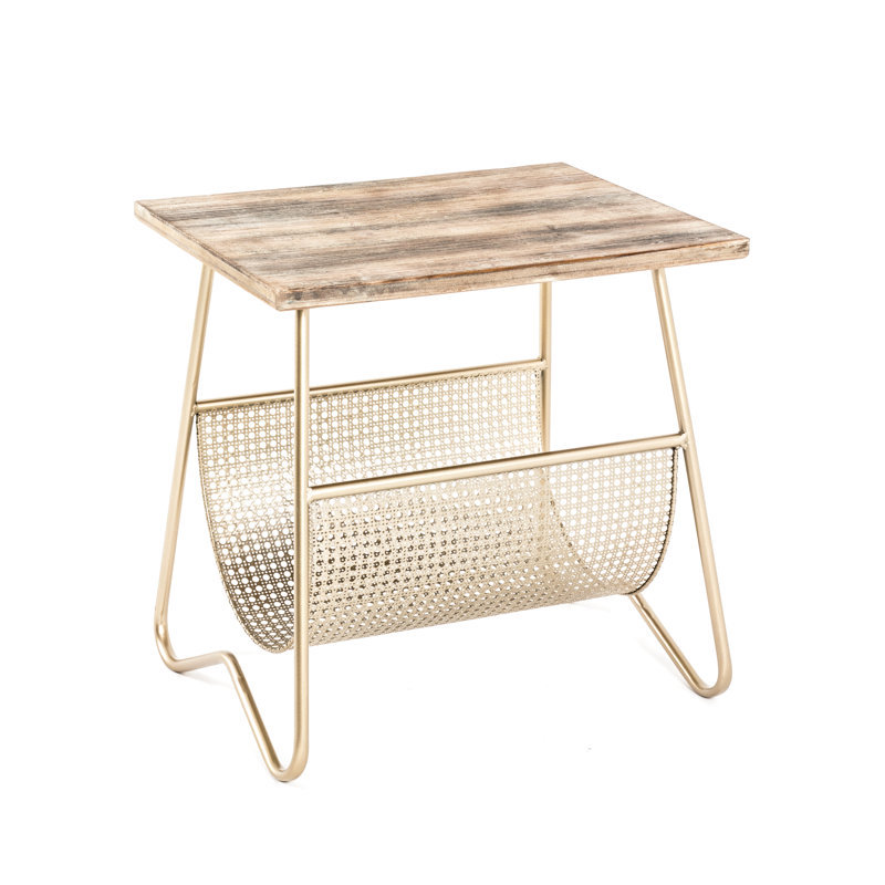 Fender Sled End Table, Gold