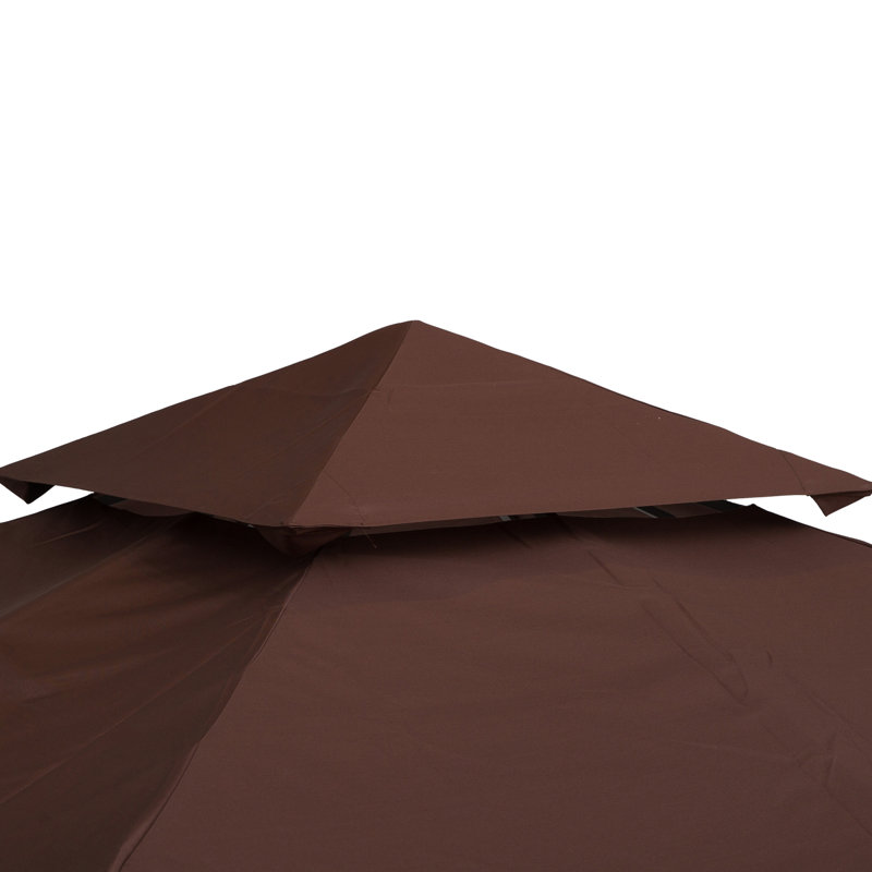 Auvent de remplacement 10,02 pi X, 2 housses de protection solaire, café, pour 01-0153 et 100100-076