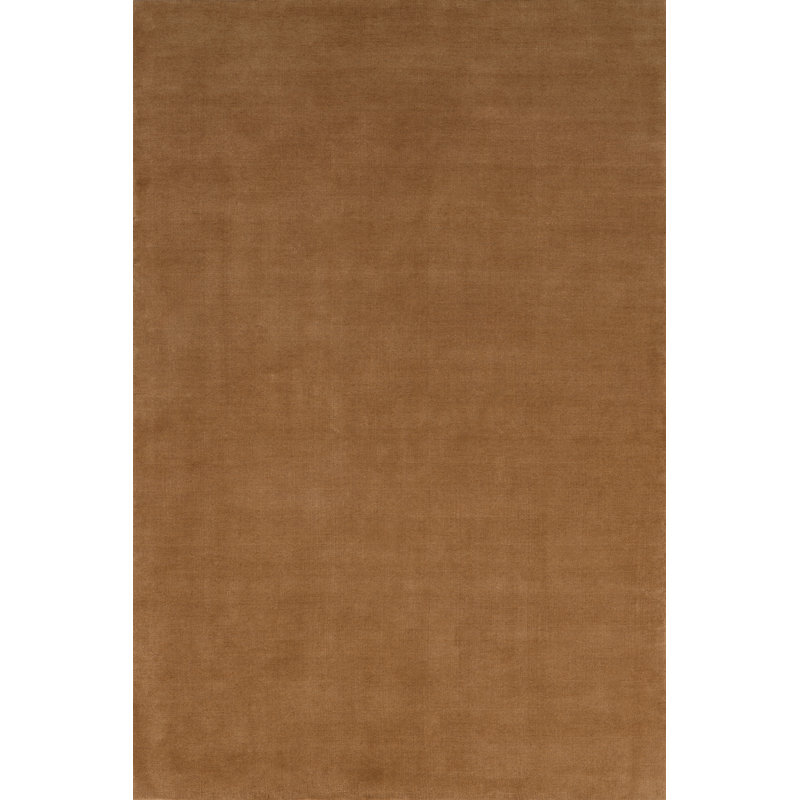  Zephira Modern Solid Area Rug, Rectangle 8' x 10'3", Orange