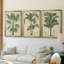 «Burlap Palm Silhouette I», toile tendue avec châssis sur mesure - 3 pièces-1540726532-1540726542