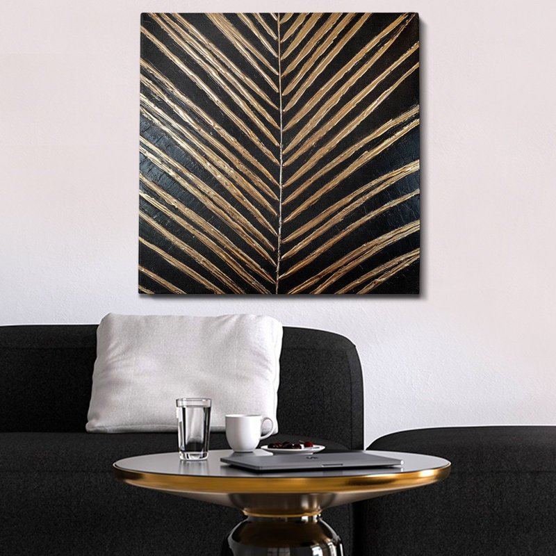 Elena - peinture sur toile tendue, L 47 po x H 47 po