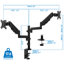Mount-it Multi-Screen Pole Mount