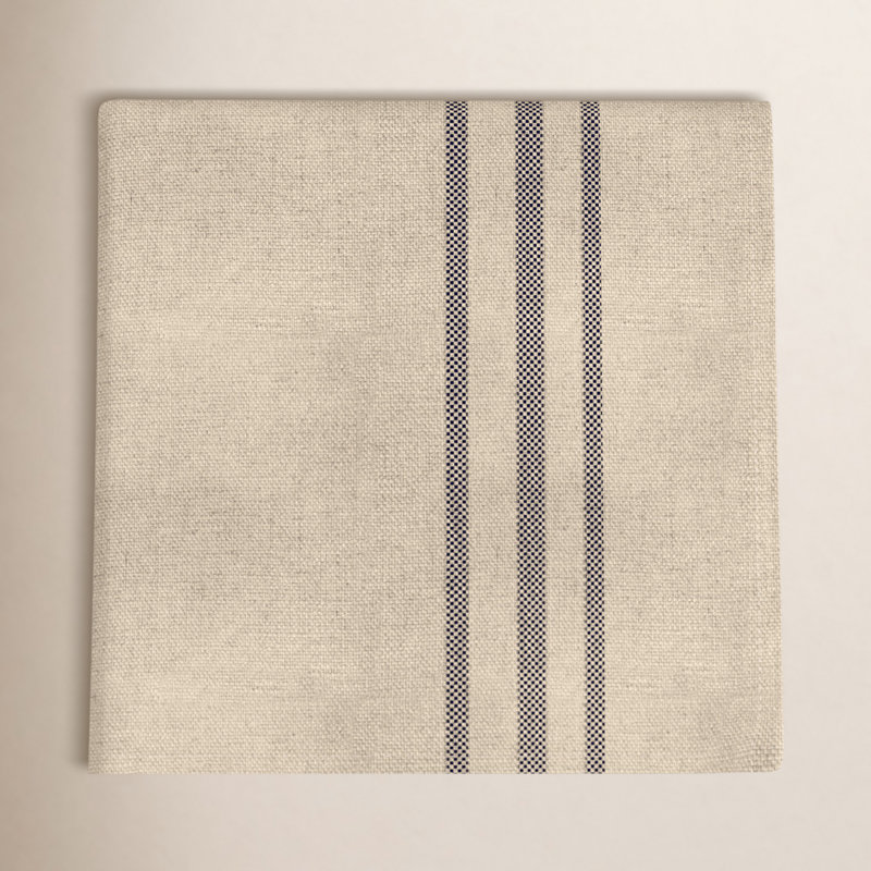 Titania Linen Striped Square Napkin