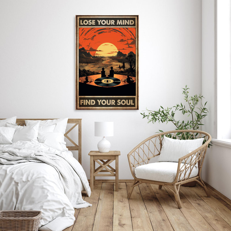 Vinyle «Lose Your Mind» - 1 pièce, impression sur toile rectangulaire, H 36 po x l 24 po x P 1,25 po