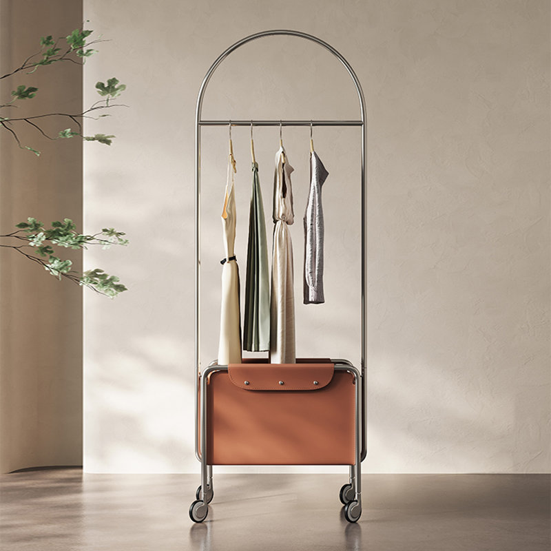 High Quality Coat Rack with Saddle Leather