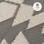 Tapis d'extérieur imperméable en plastique gris paille Larkynn-335433546