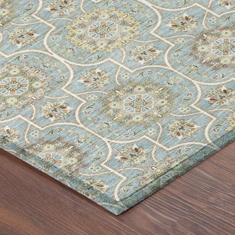 Machine Washable Indoor/Outdoor Chantille ACN2670 Modern Rug, Spa, 5' x 7'6"