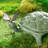 Efrain Metal Turtle with Butterfly Garden Statue