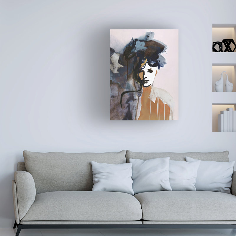 «Colorful Life 1» par Design Fabrikken - peinture sur toile tendue, H 19 po x l 14 po x P 2 po