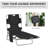 Tanning Chair With Face Hole, 5-Level Adjustable Outdoor Chaise Lounge Chair With Pillow For Beach, Pool, Black-327494121-327494175
