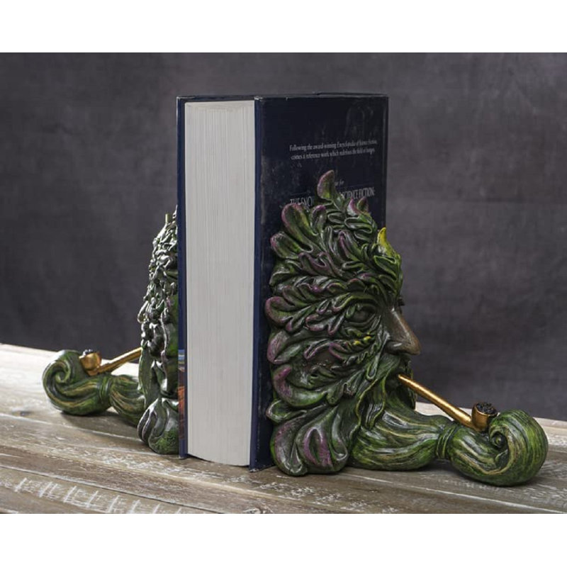 Serre-livres décoratifs Millwood Pines Mythical Forest Tree Spirit Ent Celtic Greenman