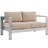 Shore 6-piece Outdoor Patio Aluminum Sectional Sofa Set-23592977