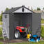 XWT012-1 Remise de rangement en plastique 6 * 8Ft pour grand jardin