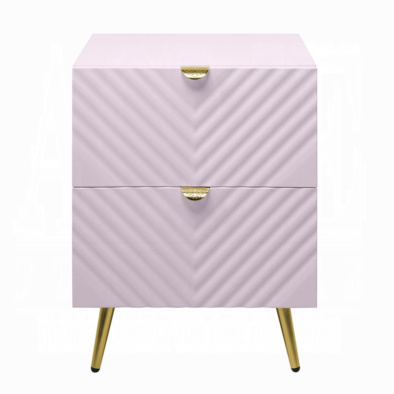 Gaines Nightstand, Pink