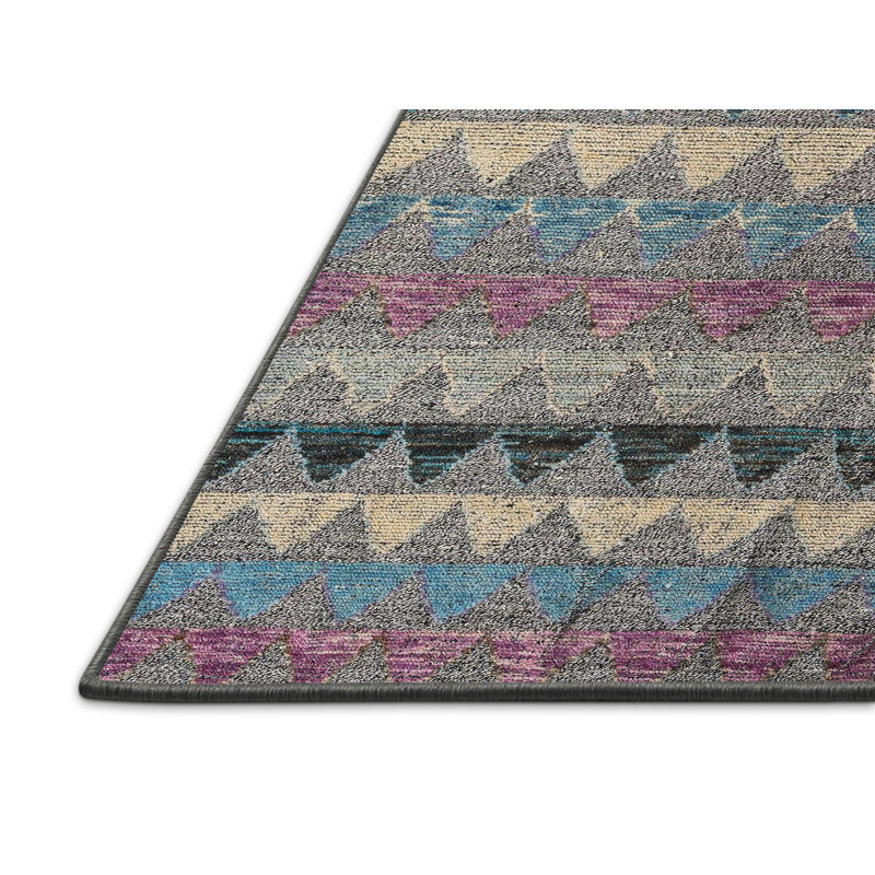 Tapis abstrait moderne 4641, Rectangle de 2 pi x 3 pi