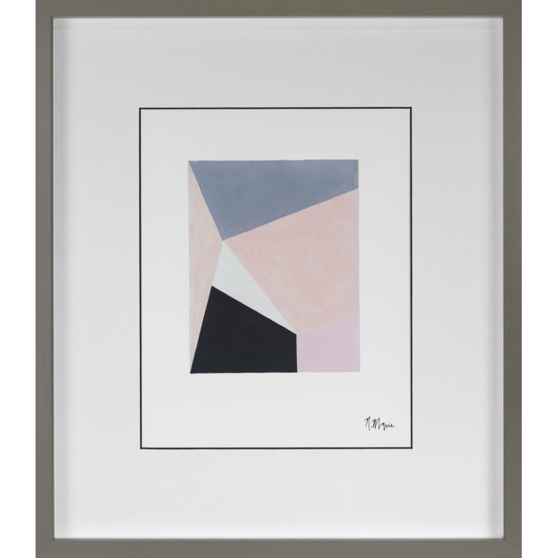 «Pastel Fractals 3» par Marie Lawyer - reproduction de cadre photo, H 17 po x l 15 po x P 2 po
