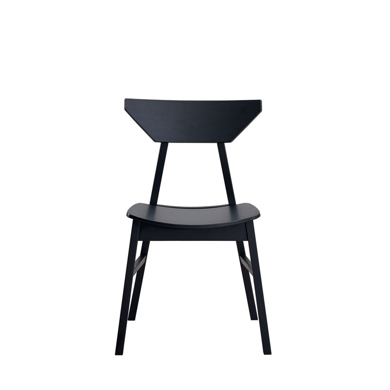 Ensemble de 4 chaises d'appoint à cadre en bois, chaises de salle à manger