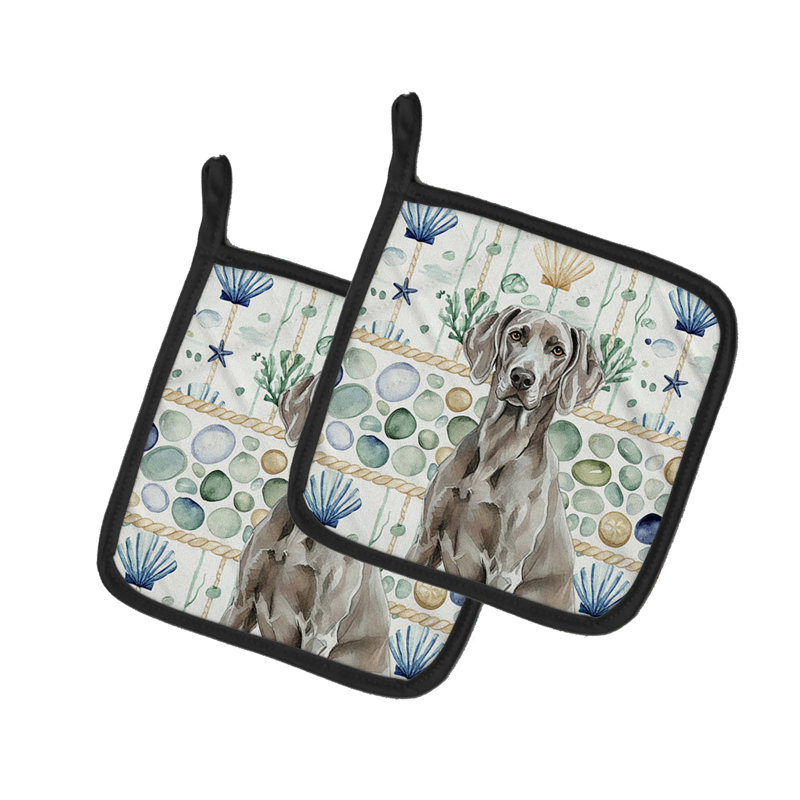 Paire de poignées Weimaraner