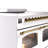 ILVE Nostalgie II Series 40 inch Induction Range with 6 Induction Elements (Glass Door)-99299241