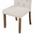 6-Piece Farmhouse Dining Table Set 72" Wood Rectangular Table, 4 Upholstered Chairs with Bench-2055017409-2055017410