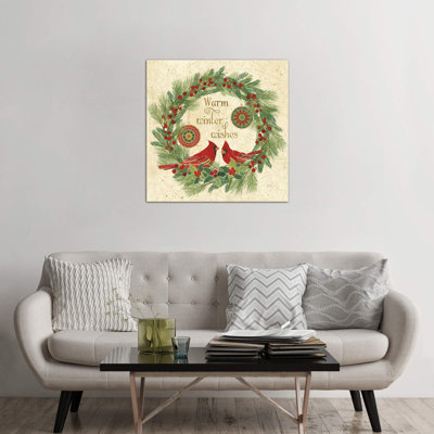 Winter Feathers Viii by Veronique Charron - Wrapped Canvas Print