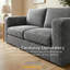 Small 2-Seater Corduroy Loveseat, Compact Sofa for Small Spaces, No Assembly