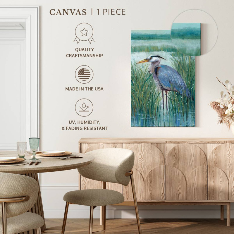 Brampt Wetland Heron II, 30" H x 20" W
