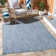 Aevry Navy/Gray Area Indoor/Outdoor Area Rug