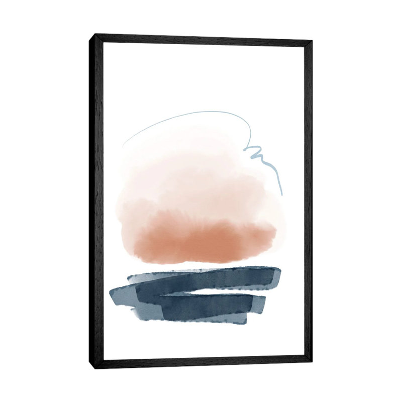 Vista - Print on Canvas, 66.04 cm H x 45.72 cm W, Black Framed