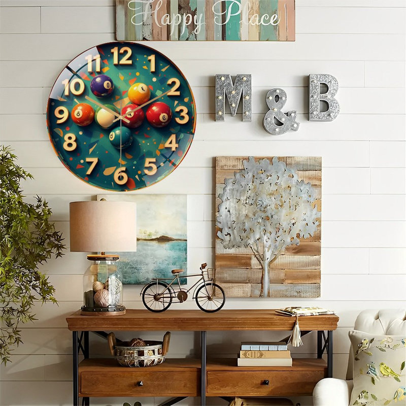 Horloge murale 12 po