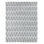Asante Hand Knotted Wool Geometric Area Rug in Ivory