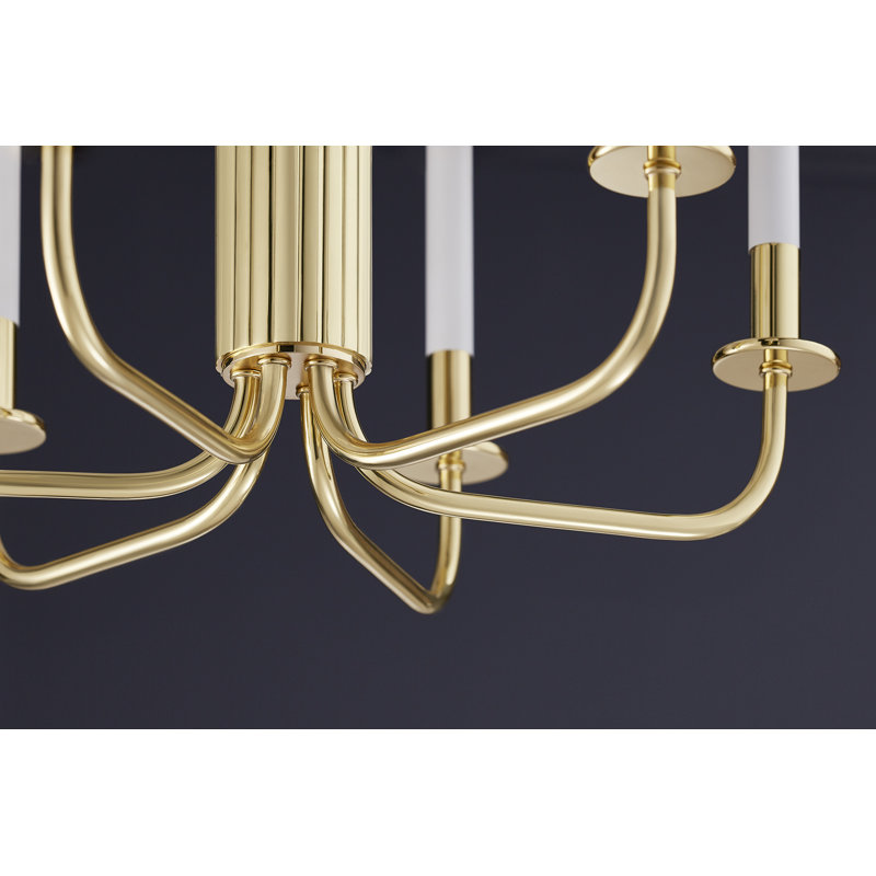 Tresdoux™ 6 - Light Chandelier, Polished Brass