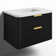 Liljan 30'' Wall-Mounted Single Bathroom Vanity with Engineered Stone Top
