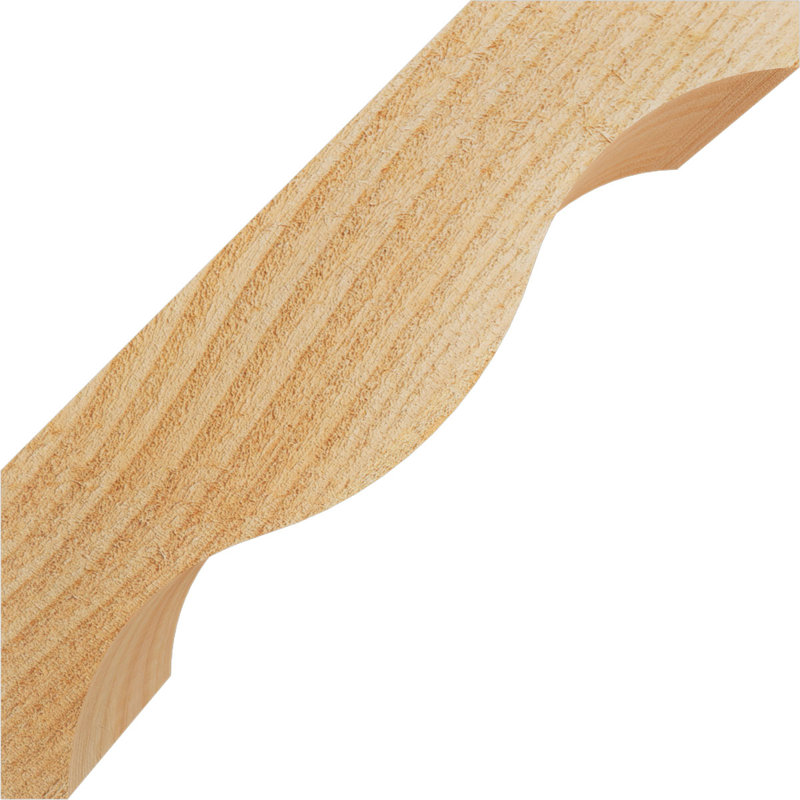 Attelle de genou à poils durs l 10 po x P 10 po x H 10 po Funston, Sapin de Douglas, Brute, H 10 po x l 4 po x P 10 po