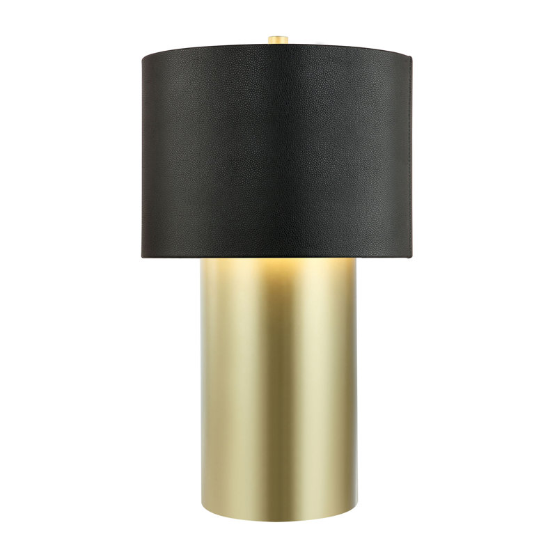 Lampe de table Secret Agent, Or peint, Noir